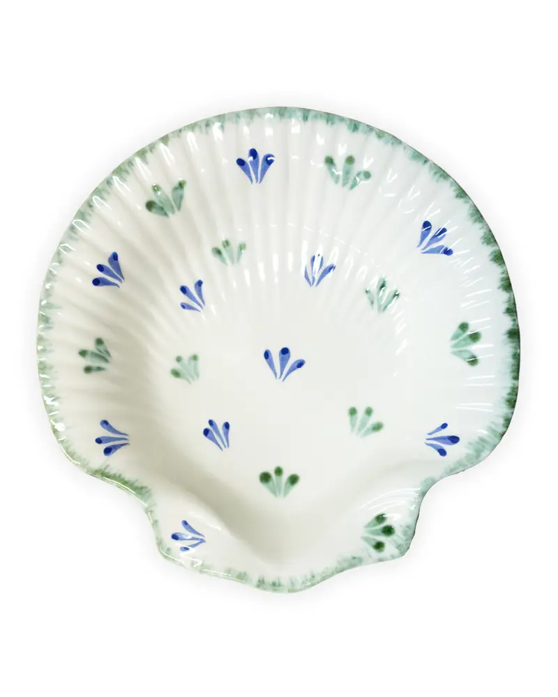 PLATO HONDO CONCHA (verde)