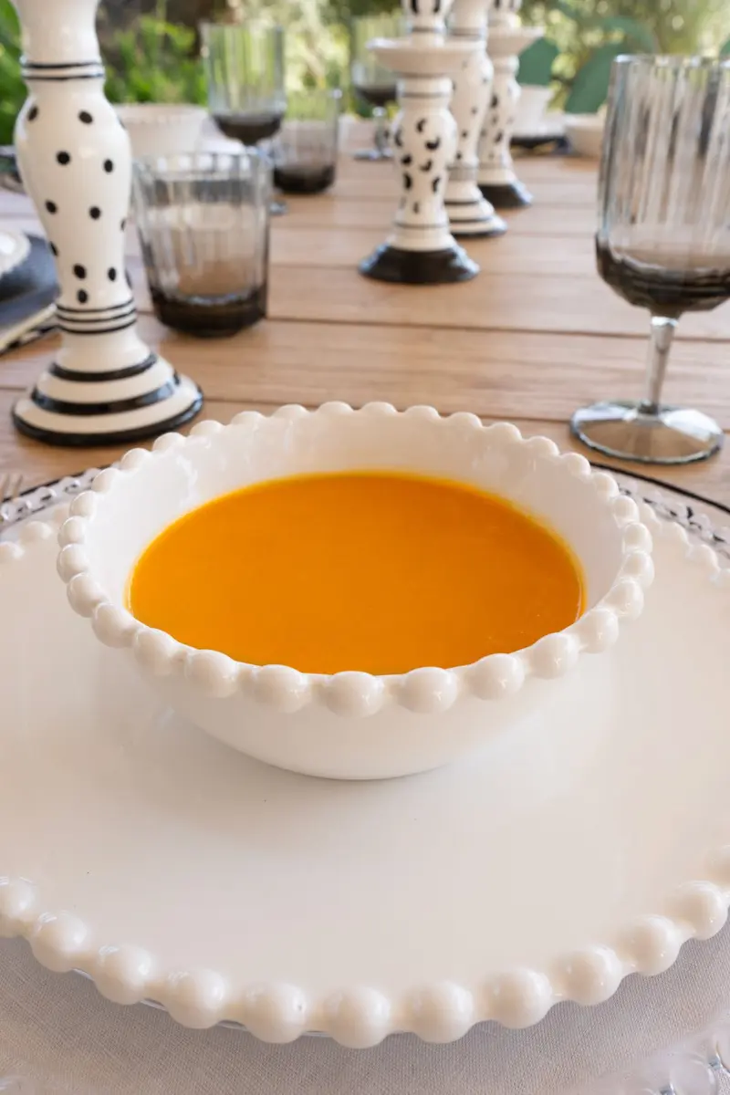 Plato Hondo De Porcelana Diseño Bolitas