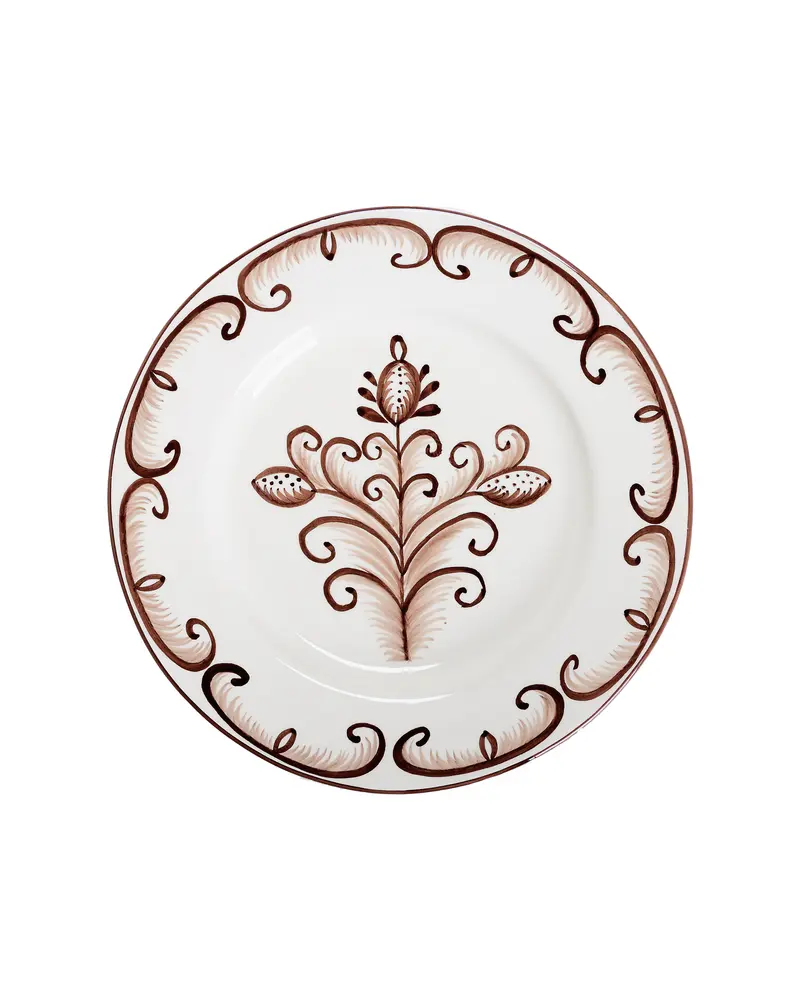 PLATO LLANO CLAVEL MARRON