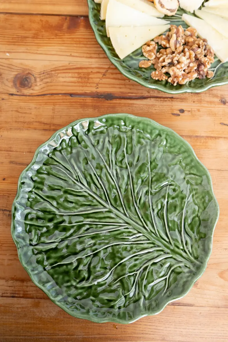Plato Llano Hoja De Col