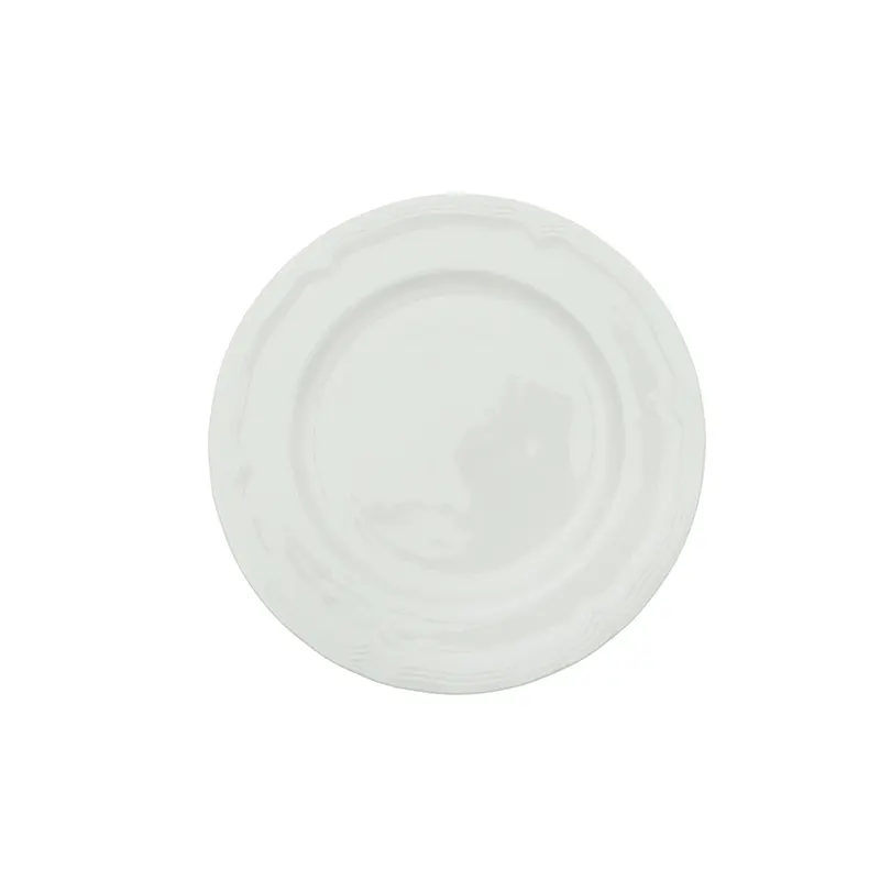 PLATO POSTRE 20X20X2 BLANCO