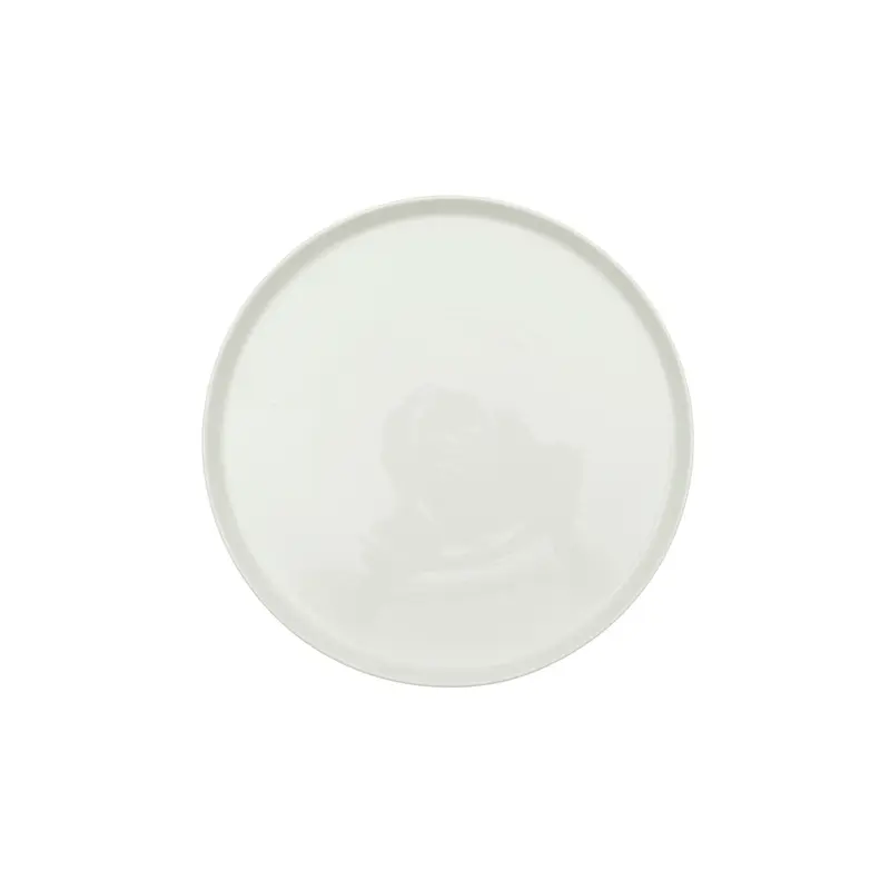 PLATO POSTRE 21X21X2 BLANCO