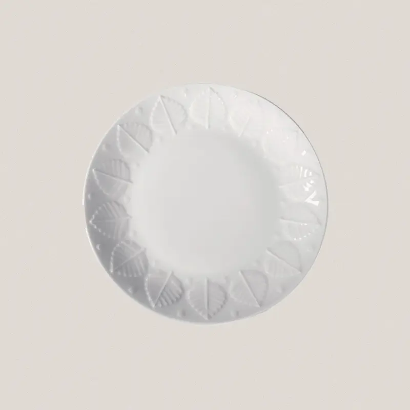 Plato Postre F 73 Blanco