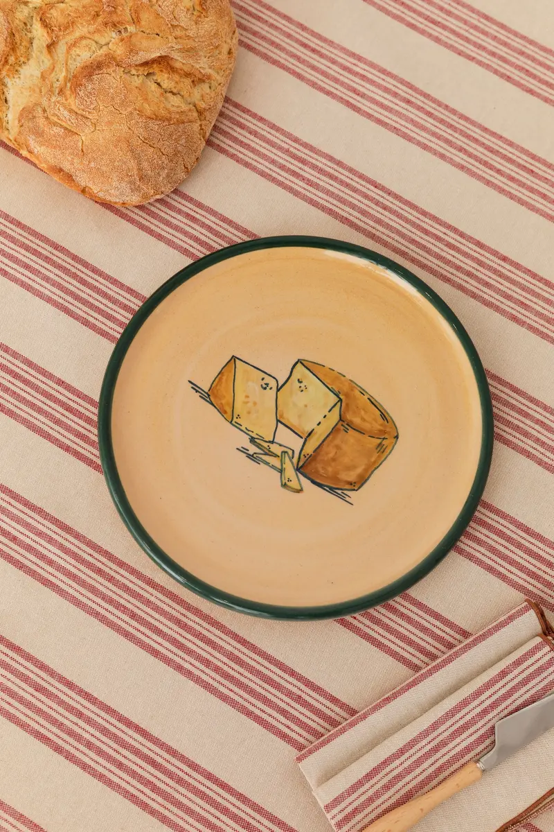 Plato quijote queso