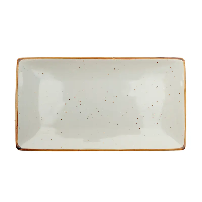Plato rectangular akiko