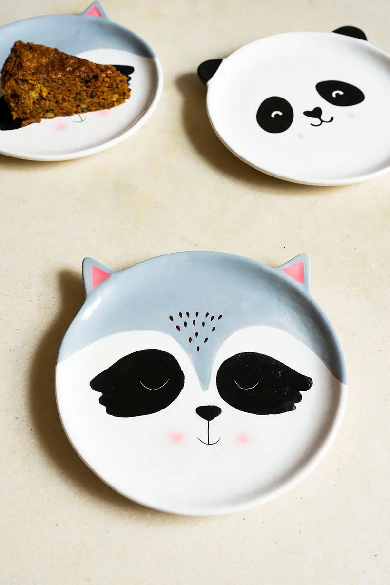 Platos Caras De Animales