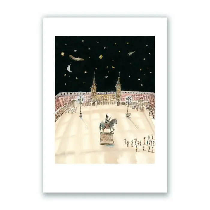 Plaza Mayor Impresión Giclée