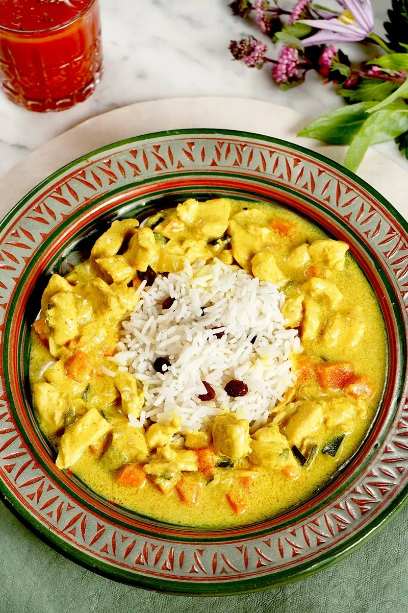Pollo Al Curry Para Cuatro
