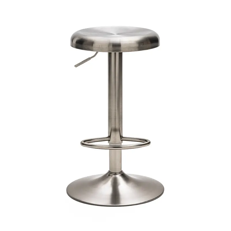 Pop - Taburete de bar ajustable de metal H60-81cm