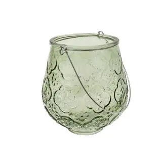 Portavela Hierro Cristal 14 Claro