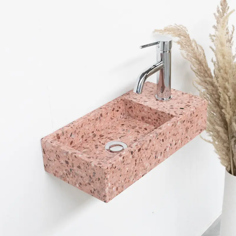 Porto Handenwasser - Roze Terrazzo - Derecha