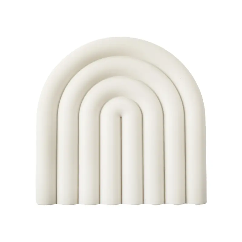 Posavasos Silicona 8Cm Blanco
