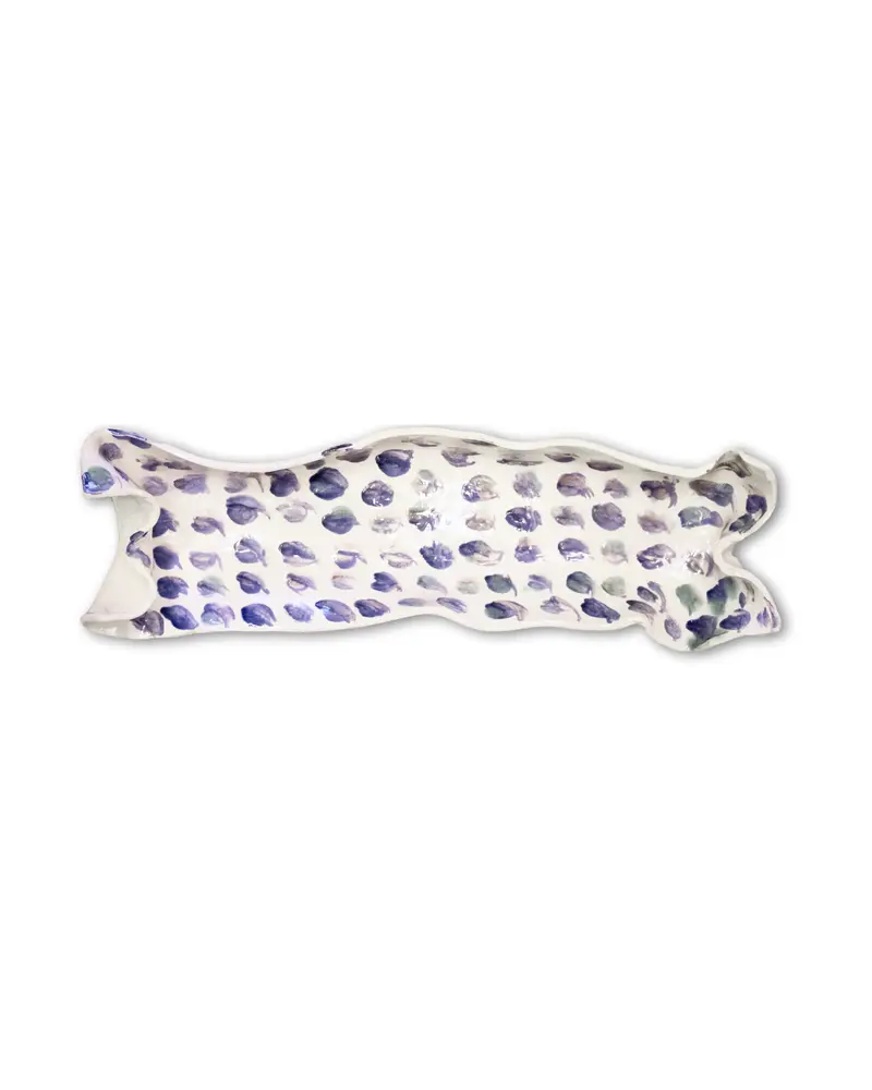 POTTERY RECTANGULAR GRANDE (dots)