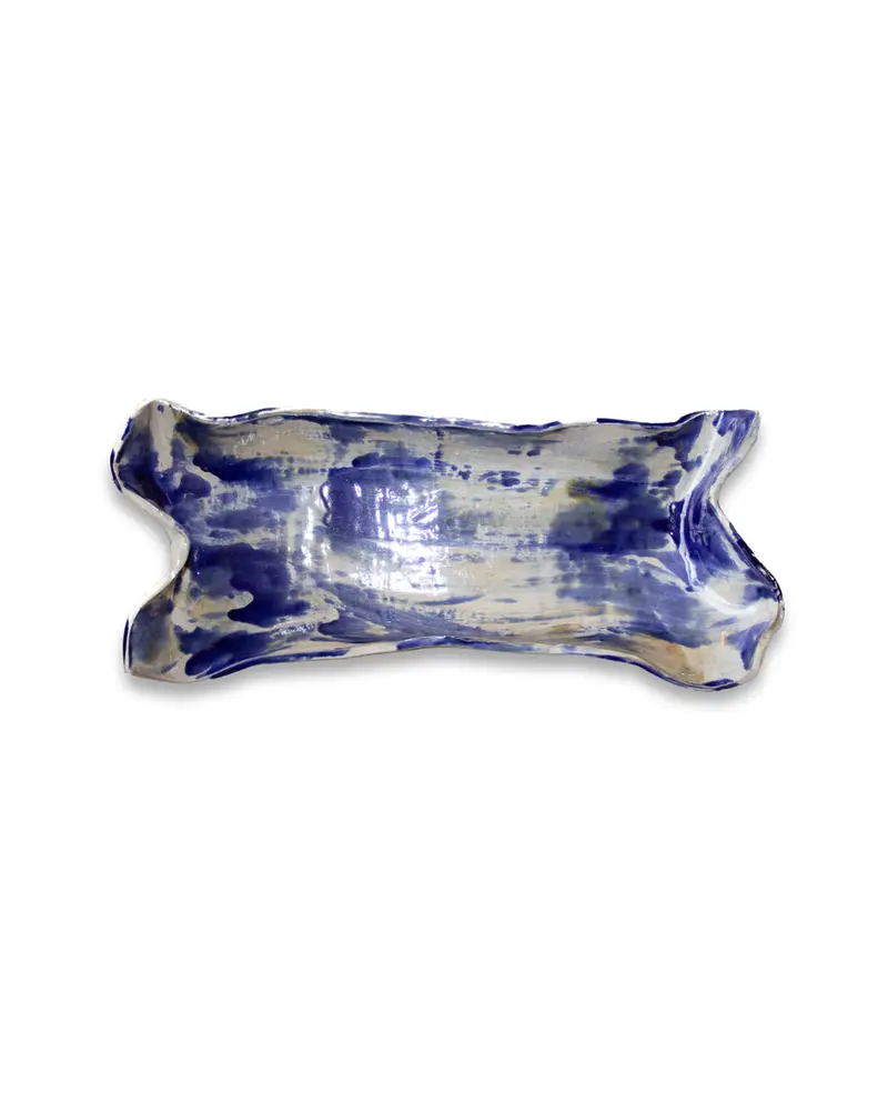 POTTERY RECTANGULAR MEDIANO (azul)