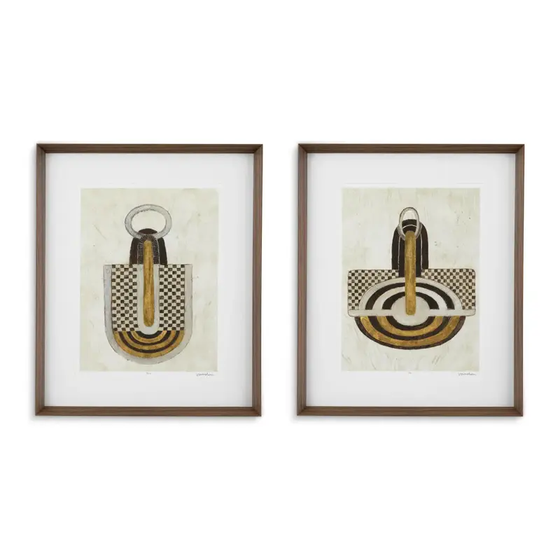 Print Objet d'Art by  Vanna Lam set of 2