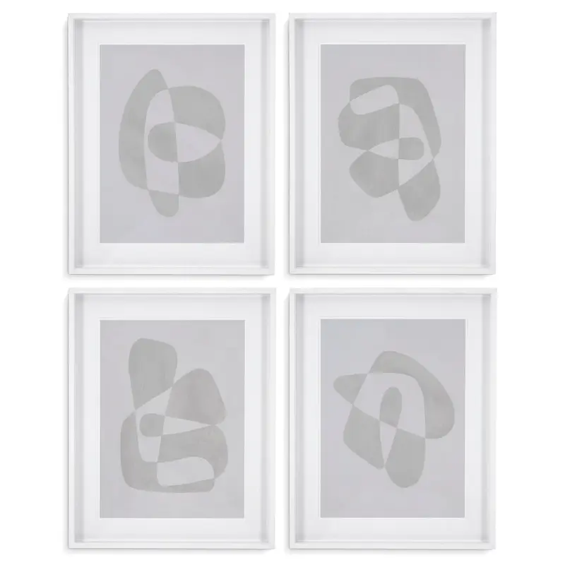 Print Soft shape set of 4