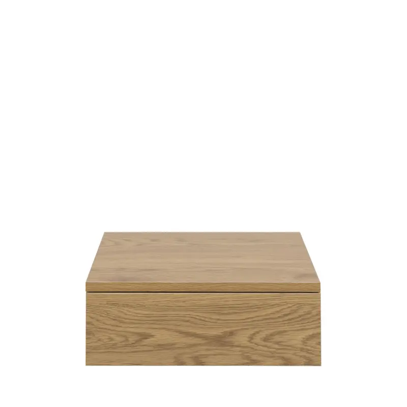 PUERTO - Mesita de noche de pared con 1 cajón de madera