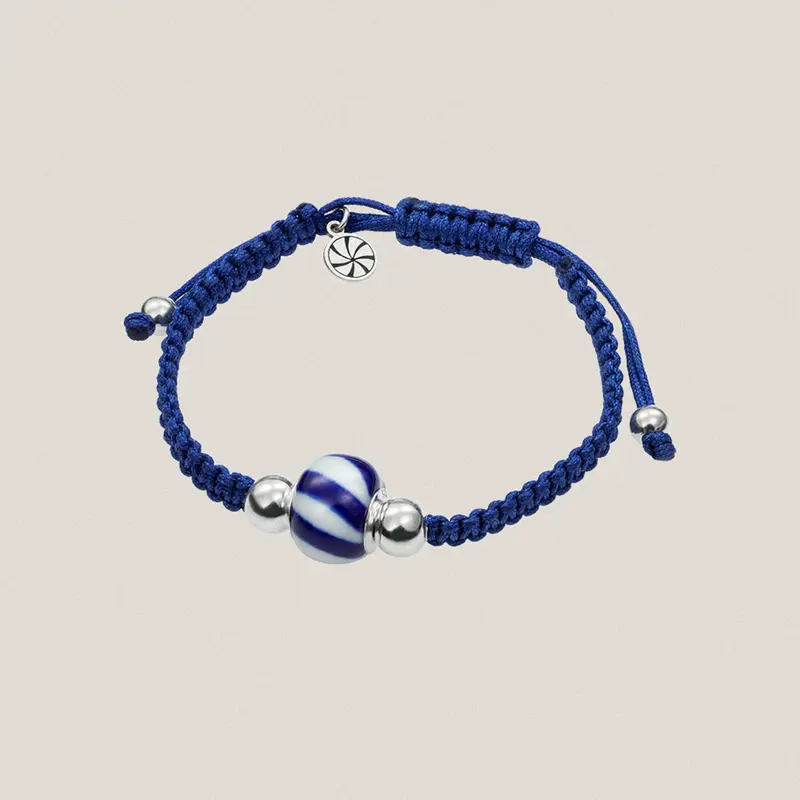 Pulsera Razo Cordón Azul