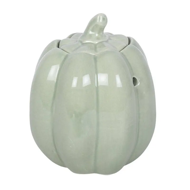 Quemador de aceite alto calabaza otoñal verde salvia