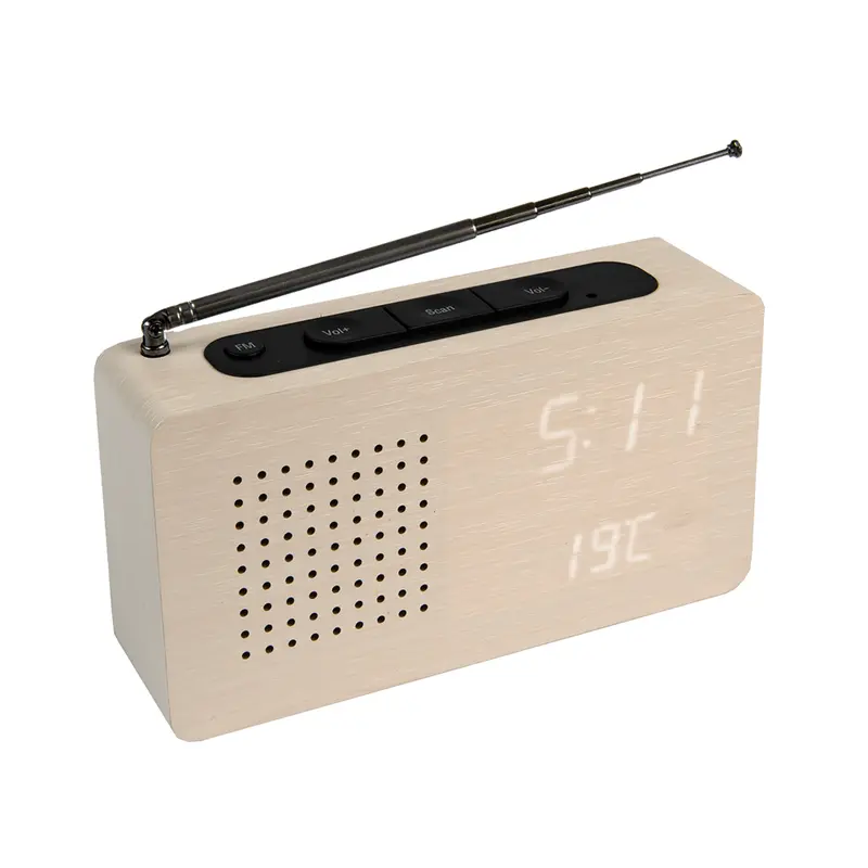Radio reloj - Blanco