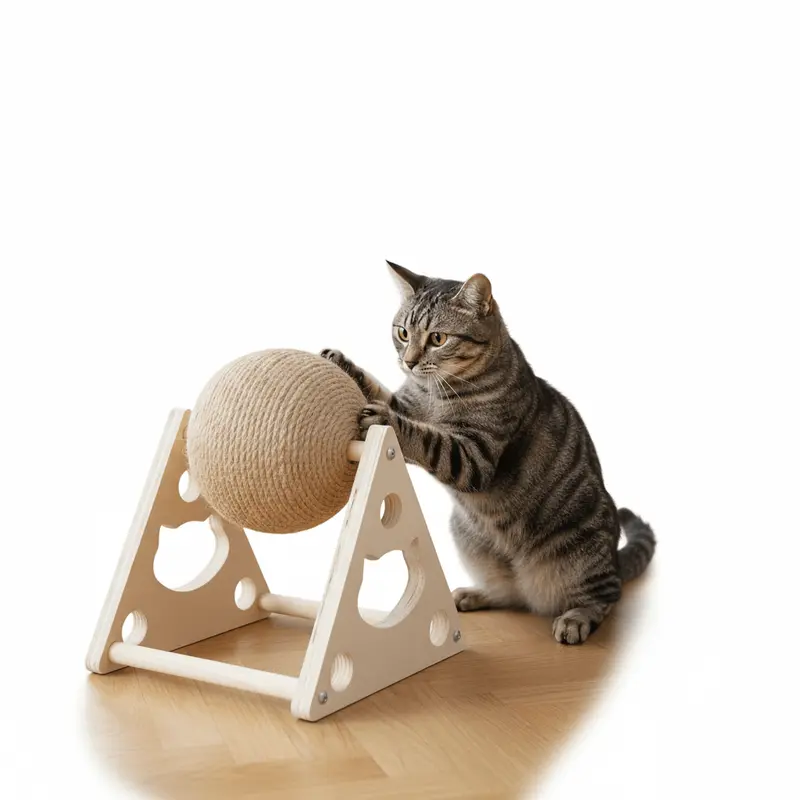 Rascador Giratorio para Gatos