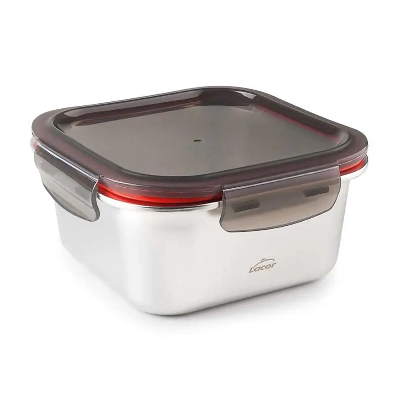 RECIPIENTE CUADRADO ECOINOX 640ML