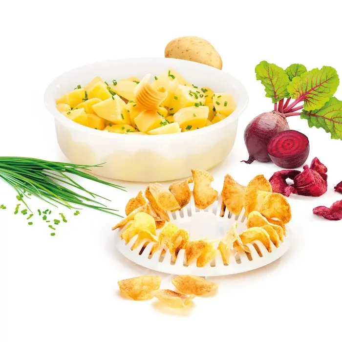 RECIPIENTE PARA PATATAS Y CHIPS EN MICROONDAS PURITY