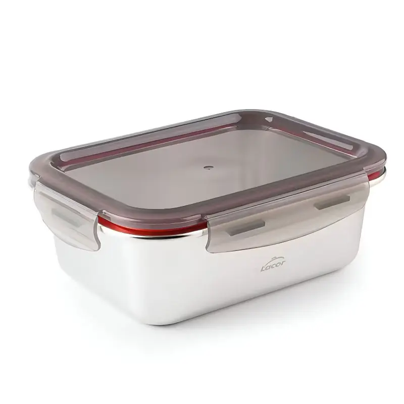 RECIPIENTE RECTANGULAR ECOINOX 480ML