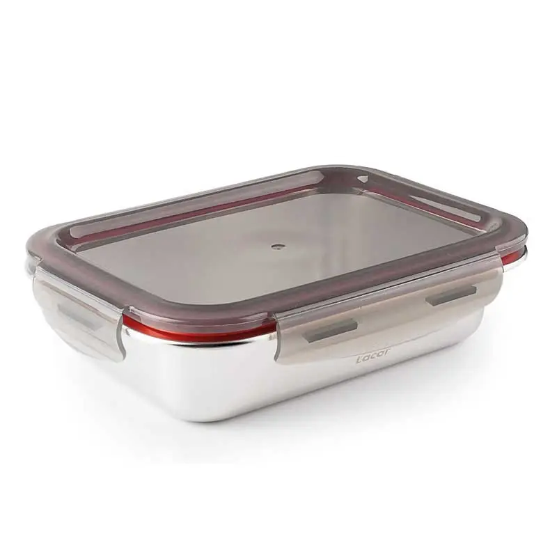 RECIPIENTE RECTANGULAR ECOINOX 820ML