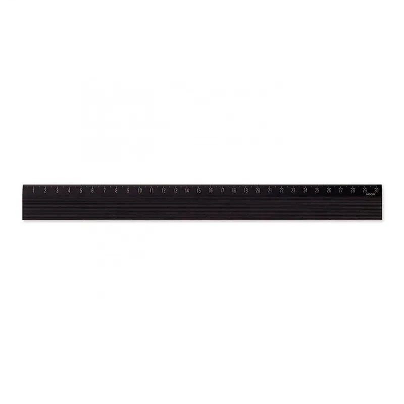 Regla de Aluminio de 30cm Antideslizante Negro