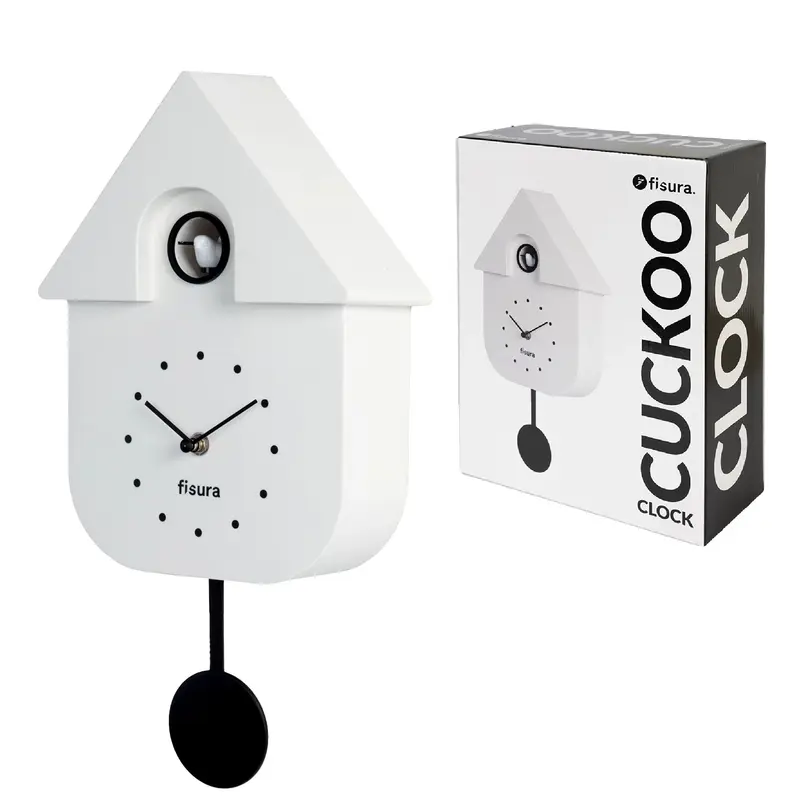 Reloj Cuco casita - Blanco con Dial