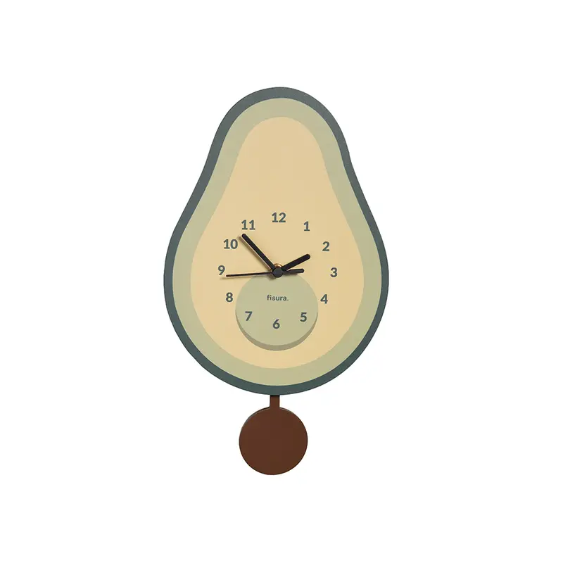 Reloj de pared “aguacate”