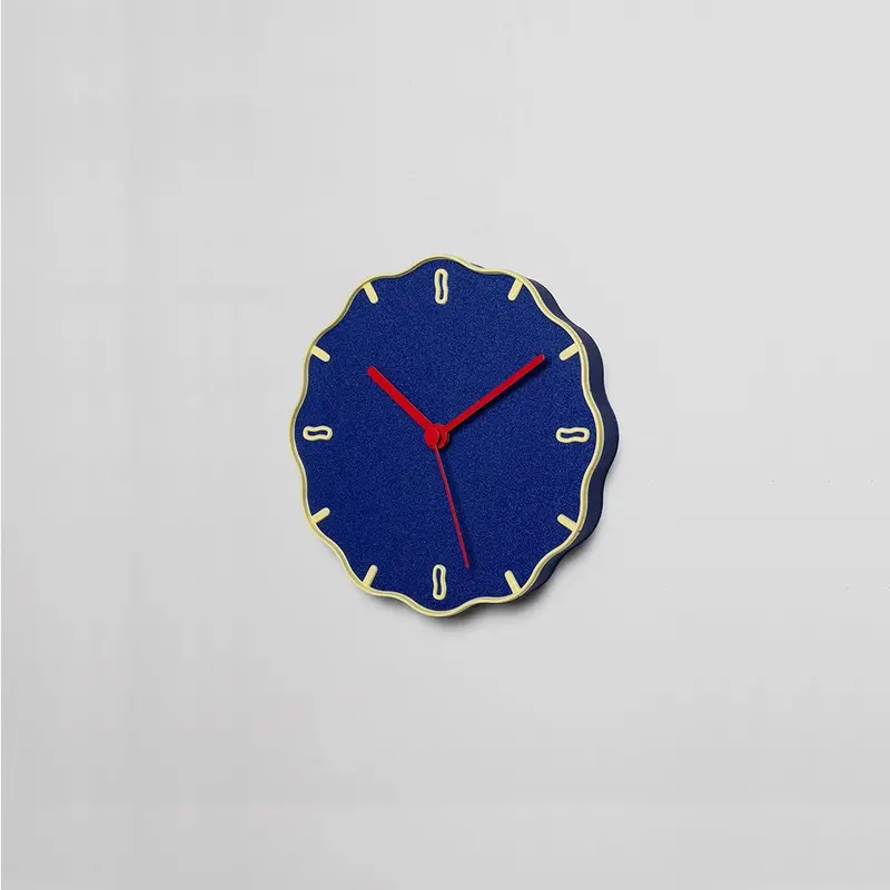 Reloj de Pared Margherita Azul/Amarillo pastel/Rojo