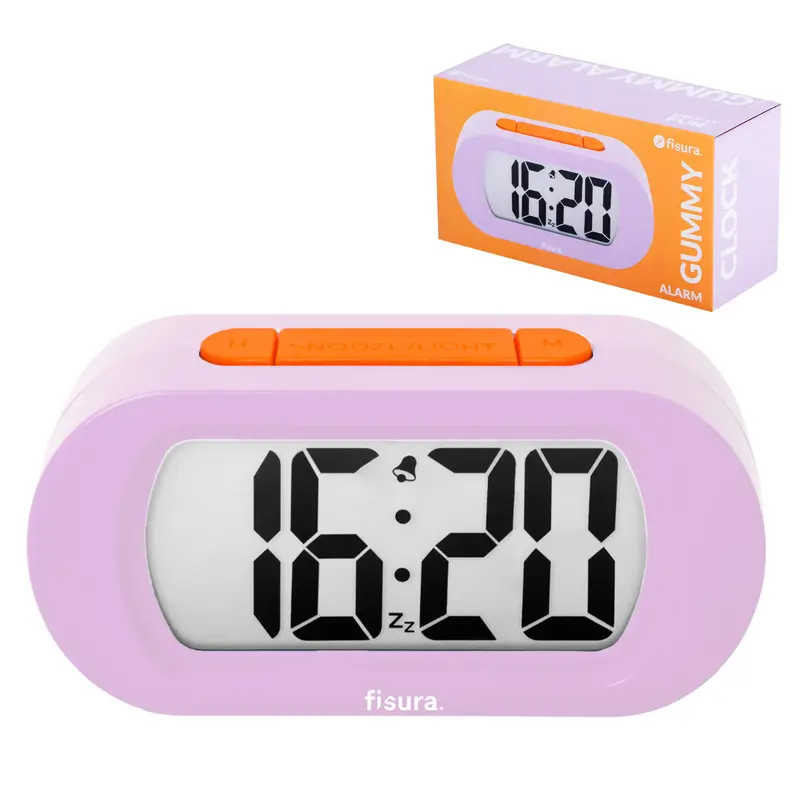 Reloj gummy lila