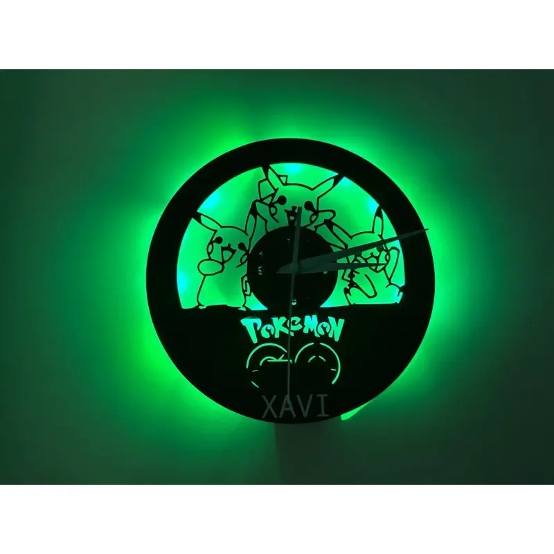 RELOJ PARED POKEMON VARIOS MODELOS