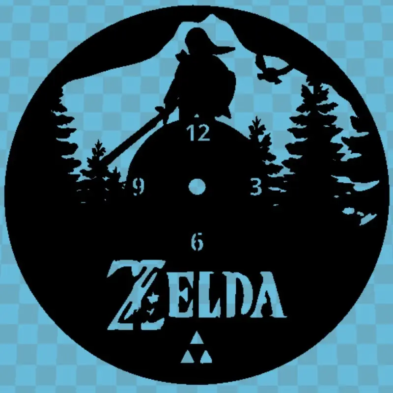 RELOJ PARED ZELDA VARIOS MODELOS