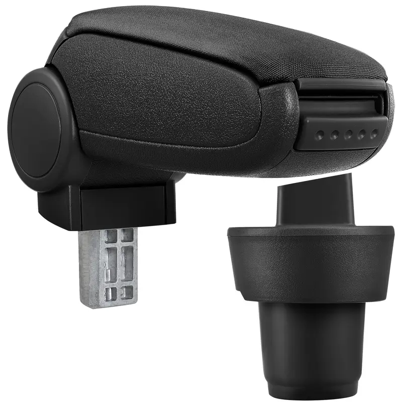 Reposabrazos central VW Up! - Apoyabrazos con compartimento de almacenamiento - acolchado - negro - gris pro.tec