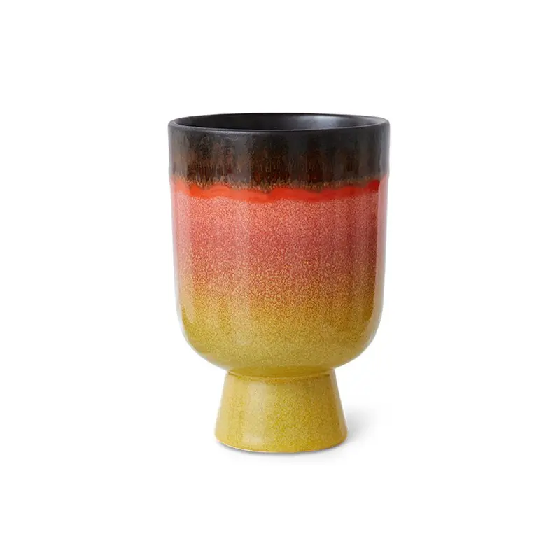 Retro Flower Pot - Fig