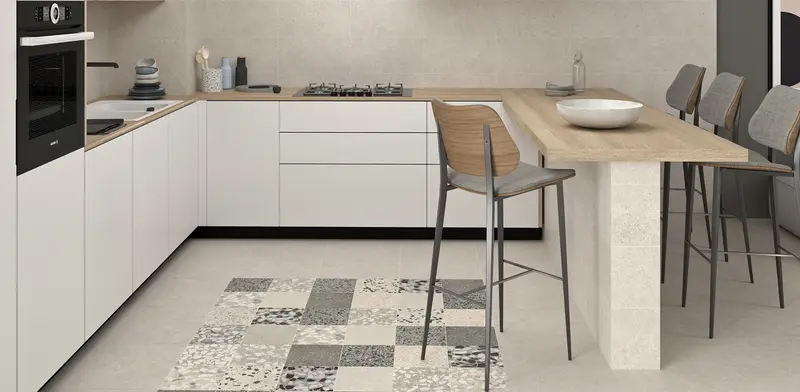 Revestimiento Kalksten Azulejo Pasta Blanca
