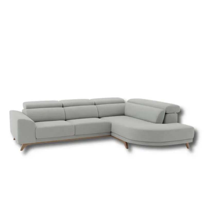 Rinconera chaiselongue de diseño curvado modelo MADEIRA