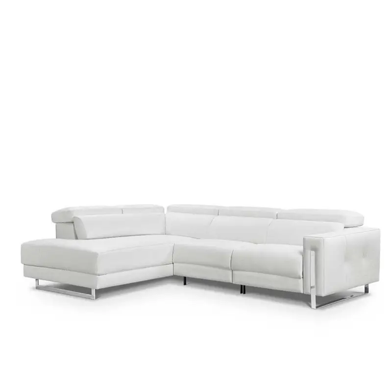 Rinconera diseño abierto 2 asientos relax motorizados modelo NORMAN Tapizado Piel