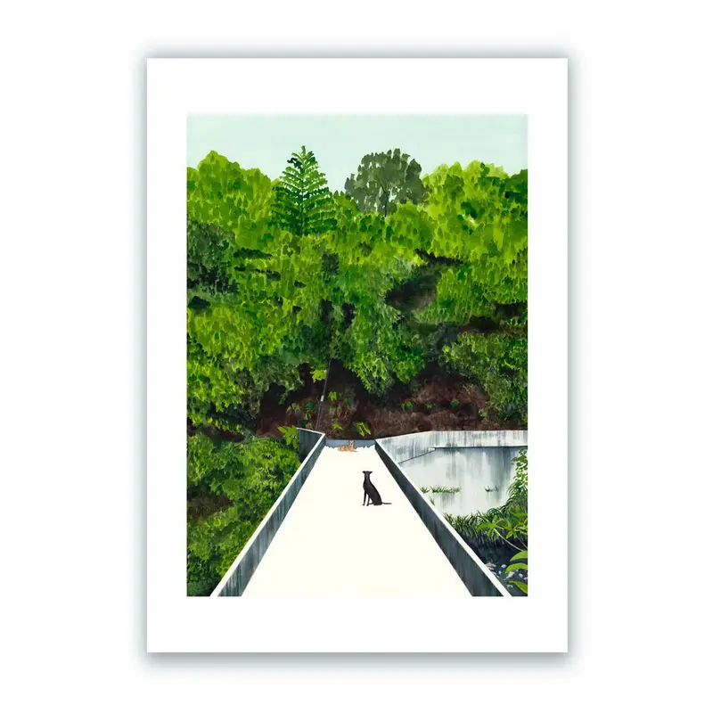 River Guards Impresión Giclée