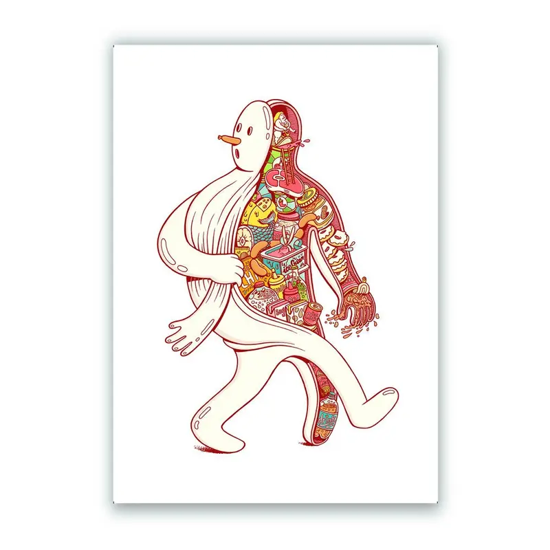 Salchicha Impresión Giclée
