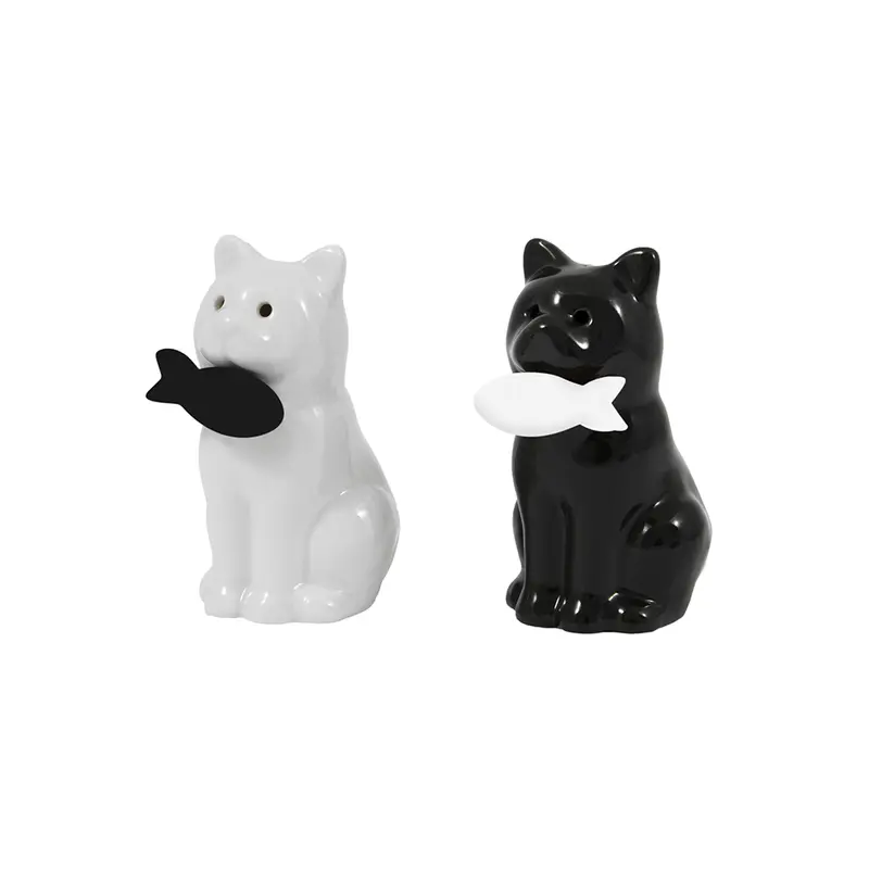 Salero y pimentero “gatos”