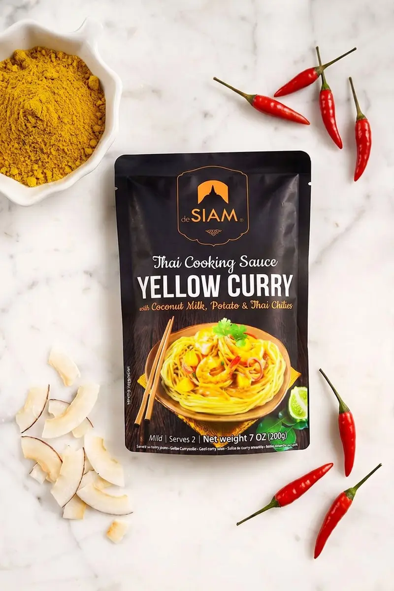 Salsa Curry Amarillo Thai Para Dos Personas
