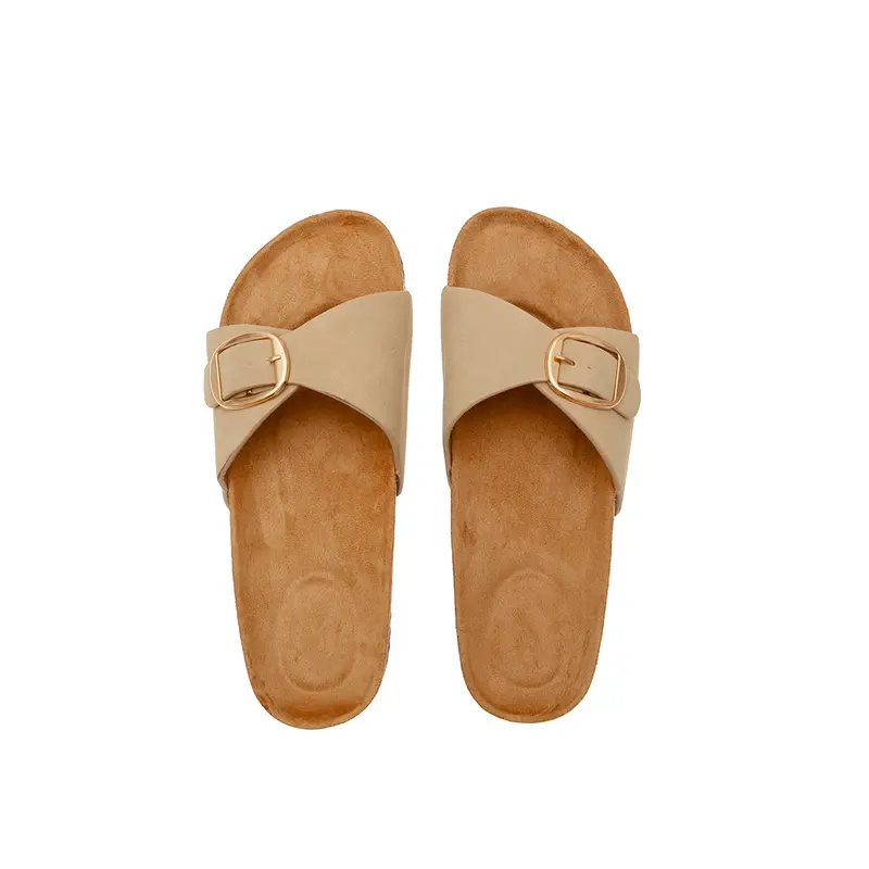 Sandalia de Dama en Color Beige en tallas de la 36 a la 41