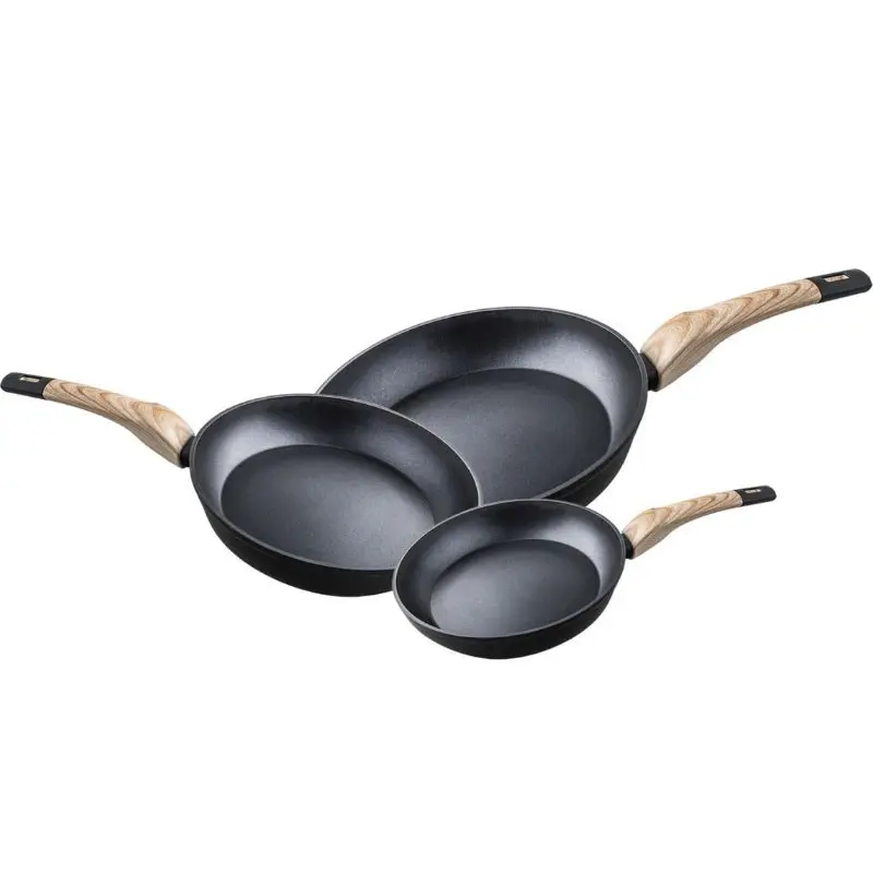 SARTEN ALUMINIO FUNDIDO GOURMET XYLAN 3PC