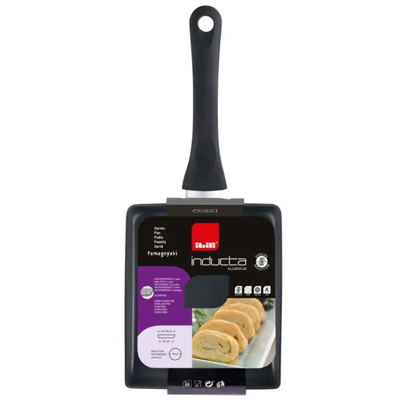 SARTEN PARA TAMAGOYAKI 15 X 18 CM IBILI