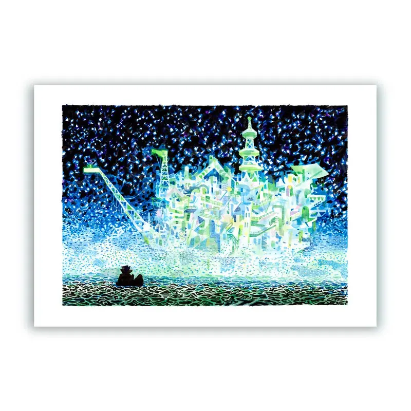 Sea Castle Impresión Giclée