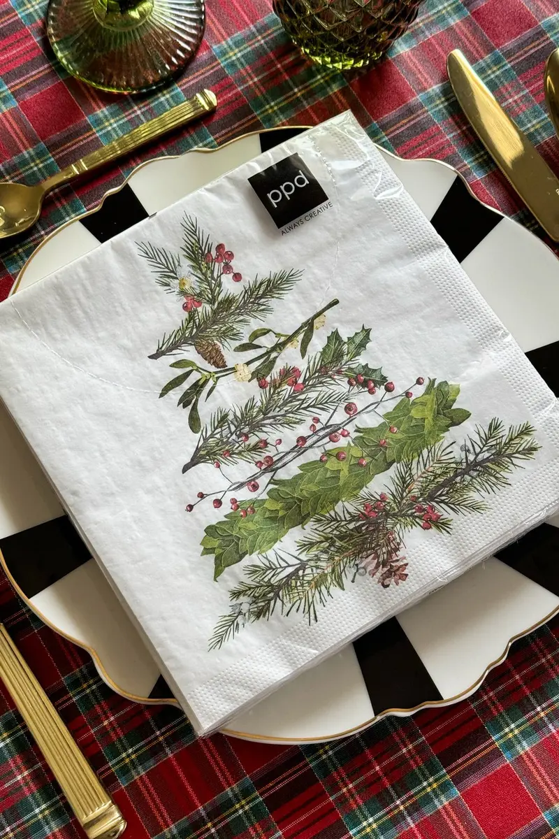Servilletas Árbol De Navidad Grandes